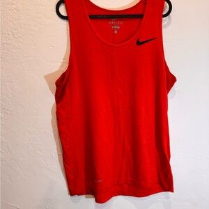 Nike Men’s Red Dri-FIT Tank Top